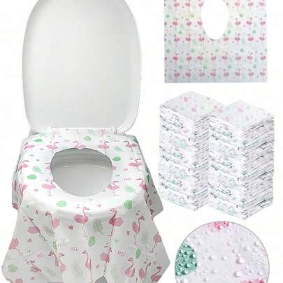 5/10/20 Pieces Waterproof Disposable Toilet Seat Covers Large Size Portable Travel Essential For Home Public Restrooms Complete Toilet Coverage Hygiene Protection