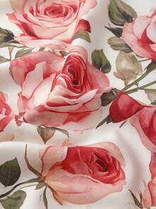 GlowEve CURVE Áo kiểu nữ cỡ lớn họa tiết hoa nhí, thích hợp mặc thường ngày, dịp Lễ Tình nhân. - Nhiều màu - Xem 5