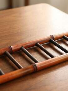 Cirelle 1个竹制茶杯架，置物架，沥水架收纳架，竹制梯形杯架，沥水架，创意杯架，竹制鞭笞杯架，阶梯式茶具配件，竹制茶杯架，茶道配件 - 彩色 - 查看 8