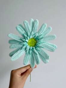 100/200/300/500 支装浅色清新马卡龙色毛根工艺品，多色雪尼尔绒条，高密度雪尼尔绒条，柔软扭扭棒，适用于艺术和手工项目，创意DIY装饰 - 淺綠色 - 查看 3