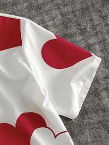 GENTILAND Men's Casual Woven Pocket Letter Embroidered Loose Short Sleeve Shirt Daily Essential Wardrobe Staple Basic Style All-Match Style Go-To Piece Mix-And-Match Item Casual Versatile Style Premium Textured Fabric - White - View 8