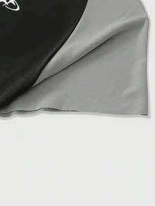 ROMWE MEN Essentials ملابس علوية رجالي بياقة طاقم مطبوع بنجوم متنوعة، قطعة كاجوال متعددة الاستخدامات للارتداء اليومي - متعدد الألوان - مشاهدة 4