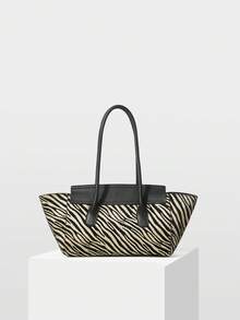 MOTF PREMIUM WOMEN BAG - Black and White - View 4