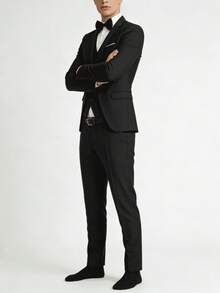 Men Suits - Black - View 5