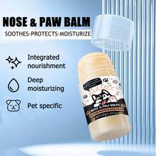 1pc/2pcs/3pcs Nose And Paw Balm, 40g - Ultra-Smooth Pet Care Stick With Coconut Oil And Beeswax. Soothes Dry, Cracked Paws And Protects Against Heat. Perfect For Dogs. Moisturizing Pet Stick | Pet Care Essential | Coconut Oil Balm, Dog Nose Balm. - Multicolor - View 4