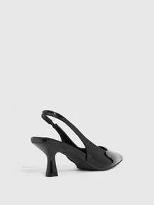 CUCCOO SZL Women's Fashionable Elegant Pointed Toe Pumps, Suitable For Party And Commute - Black - View 4