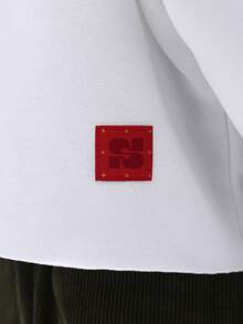 SUMWON Men's Graphic Print Pullover Sweatshirt With Long Sleeves Crew Neck Casual Comfort Fall Winter Top Plain - White - View 6