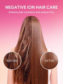 JMMO Hair Dryer, Ionic Blow Dryer, Fast Drying, Low Noise, Foldable Portable With Diffuser And Nozzle, Compact Mini Home And Travel, Pink-EU Plug