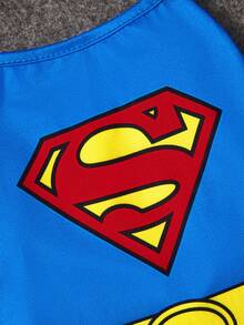 SUPERMAN X SHEIN 1 件电影卡通图案宠物背心，猫/狗衣服，尺码 XXS-XXXXL，特小号，特大号，角色扮演 - 彩色 - 查看 6