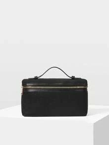 MOTF PREMIUM 女士时尚优雅红色鳄鱼纹手提包/方包，适合日常通勤、约会和购物，圣诞礼物之选