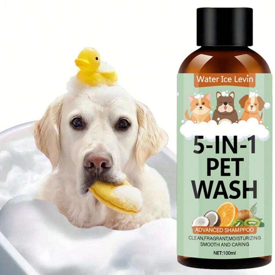 1PC/2PCS This Pet Shampoo Is A Universal, Deep-Cleaning Product For Pets. It Has A Fresh Scent, Moisturizes, Provides Double Skincare, Removes Odors, And Is Suitable For Cats And Dogs, Leaving Their Fur Clean, Smooth, And Shiny. - Multicolor - View 1