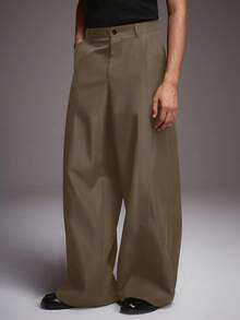 STYNVO 男士纯色休闲裤 - 卡其色 - 查看 6