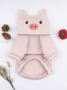 PETSIN 1 buah Hoodie Kostum Cosplay Hewan, Cocok untuk Anjing dan Kucing untuk Dipakai di Luar Ruangan - Dusty Pink - View 8