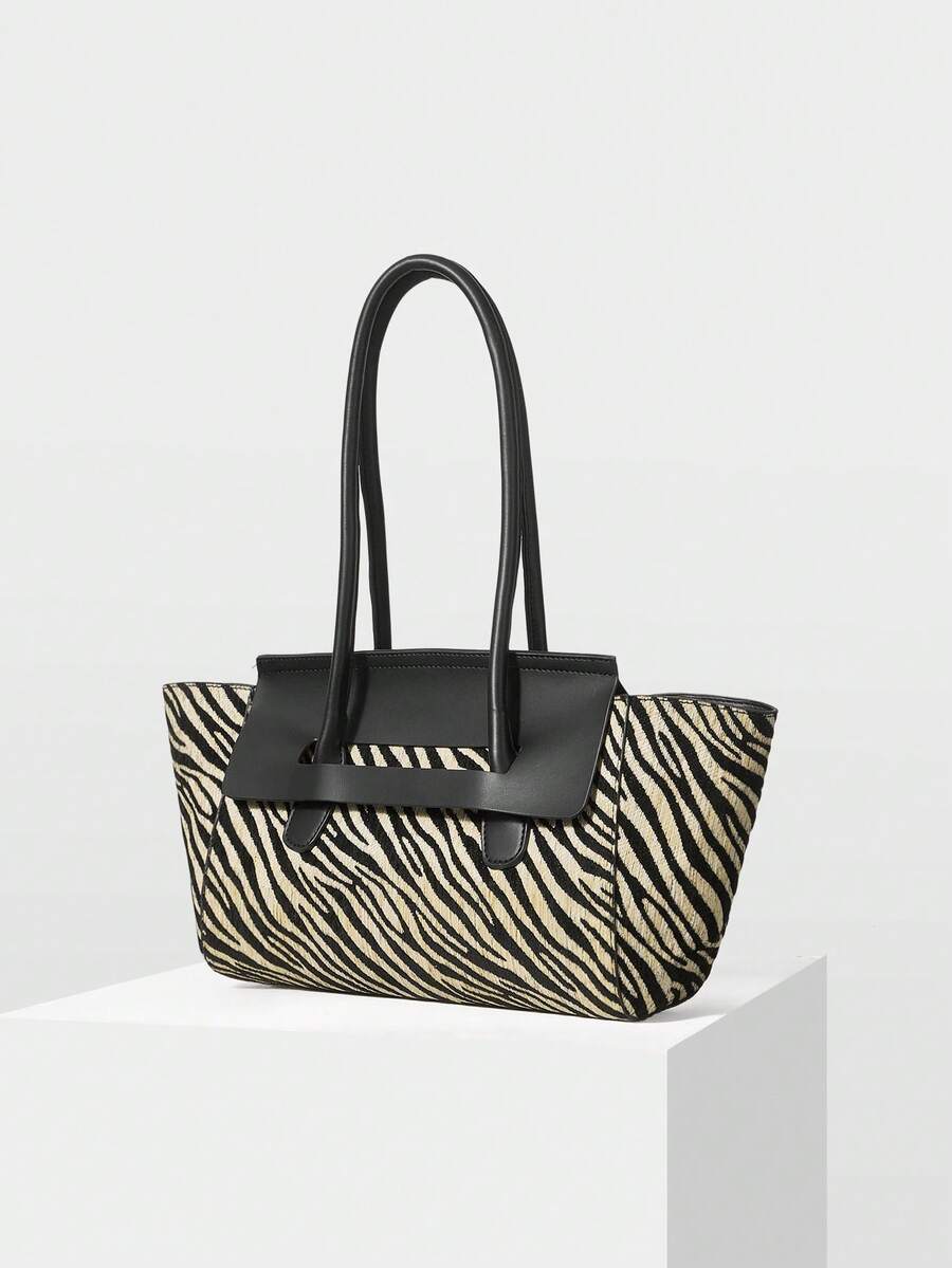 MOTF PREMIUM WOMEN BAG - Black and White - View 2