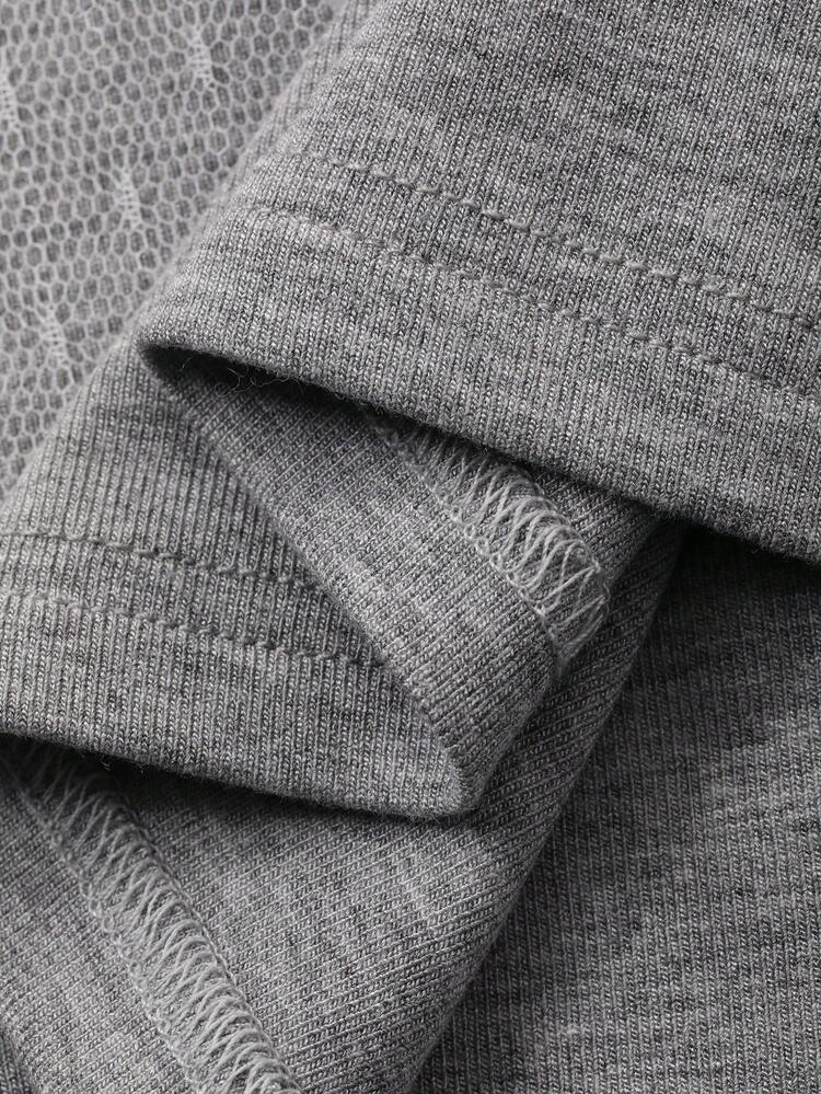 Young Girl Lace Patchwork Long Sleeve T-Shirt