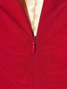 Rometta Robe maxi élégante et sexy en tissu stretch de couleur unie, coupe slim, avec taille cintrée, style français. Convient pour le printemps/été, la rentrée, les vacances, la remise des diplômes, les fêtes (Saint-Valentin, Noël, Fête des mères, Halloween, Thanksgiving, Pâques), les festivals de musique, les bals, les sorties, les mariages, les activités de plein air. - Rouge foncé - Voir 7