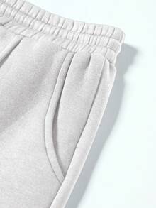 STYNVO Bộ đồ nam gồm áo nỉ dài tay có mũ trùm đầu, dây rút và khóa kéo, quần nỉ có túi, thích hợp cho kỳ nghỉ và đi làm. Bộ đồ hai mảnh dành cho nam, bộ đồ màu xám và trắng, bộ đồ phối hợp màu xám gồm hai mảnh và quần. - trắng - Xem 4