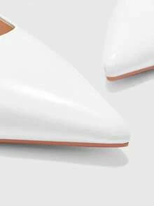 CUCCOO BIZCHIC Women's Elegant Pointed Toe Pumps With Buckle, Suitable For Commuting Valentine's Day