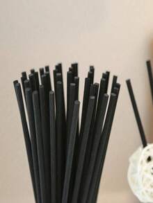 100pcs Natural Rattan Reed Diffuser Sticks - Long-Lasting Essential Oil Aroma Refills For Spa, Fragrance, Aromatic,Arom (11.81 Inch X 3 Mm)White And Black - Multicolor - View 5