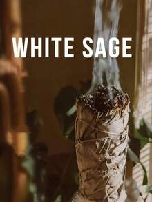 1PC/3PCS White Sage Smudge Stick Gift Set California Sage Purification Incense For Home Cleansing Aromatherapy Meditation Ceremony Holiday Gift - Grey - View 5