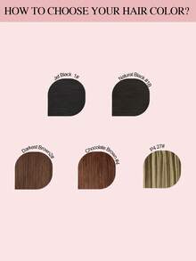 Clip In Hair Extensions Real Human Hair Remy Human Hair Extensions Clip Ins For Women, Natural Human Hair Clip Ins Hair Extensions Winter Christmas Halloween Costumes Autumn Outfits Women Fall Outfits - S4/27 - View 9