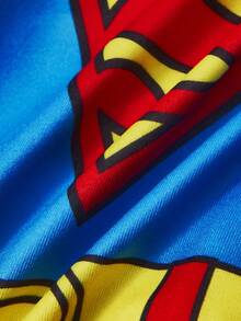 SUPERMAN X SHEIN 1 件电影卡通图案宠物背心，猫/狗衣服，尺码 XXS-XXXXL，特小号，特大号，角色扮演 - 彩色 - 查看 7