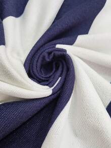 SHENG CHUN Extra Large Size, Super Soft Microfiber, Printed, Absorbent, Essential For Bathroom, Ideal For Vacation, Beach, Swimming Pool, Gym, Multipurpose Beach Towel - Navy Blue - View 7