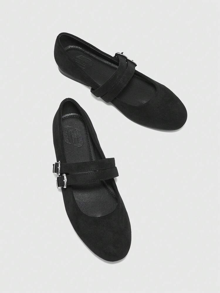 CUCCOO BIZCHIC Women's Casual Versatile Commute Buckle Flats For Christmas
