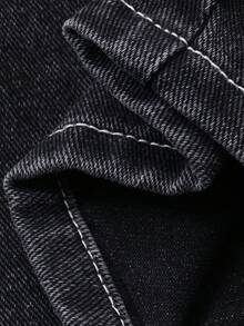 DAZY 年轻女孩宽松休闲牛仔短裤