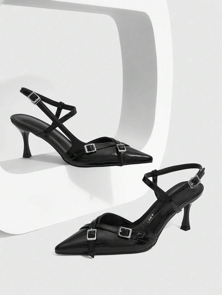 CUCCOO SZL Simple Casual Solid Color Pointed Toe Women Pumps