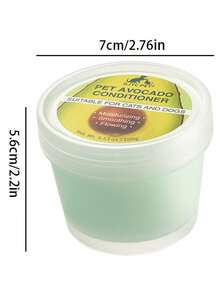 1pc/2pcs Natural Pet Conditioner -With Olive & Avocado Oil, Deeply Moisturizes, Softens, & Conditions Dry Coat & Hair,Effortlessly & Adds Radiant Shine For All Dogs, Cats, & Puppies - 100g - View 3