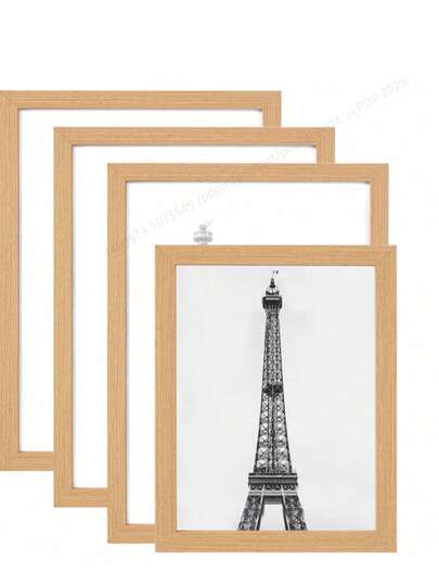 3Pcs/Set Wooden Photo Frames For Picture Wall ,Pictures Frame For Table Top Display And Wall Mounting Frames Photo Decor Commemorative Gift