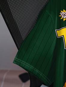 LOONEY TUNES X SHEIN Plus Size Summer Casual Letter & Cartoon Graphic Round Neck Short Sleeve T-Shirt - White - View 5