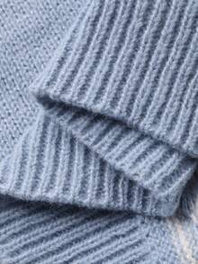 DAZY 少女毛衣，秋季 - 霧霾藍 - 查看 7