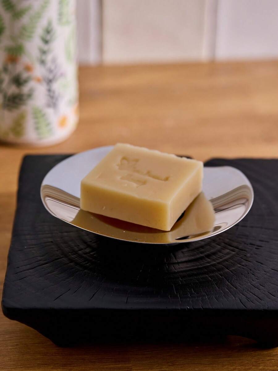 Cirelle 1pc Stainless Steel Soap Dish - Durable Flying Saucer-Shaped Design, Suitable For Kitchen Sinks And Bathroom Showers. Glossy Surface, Rust-Proof And Easy To Clean - Multicolor - View 1