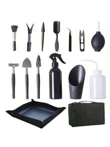 Black Series Succulent Plant Tool Gardening Tool Set Indoor Planting And Pot Transfer Gardening Set - Multicolor - View 2