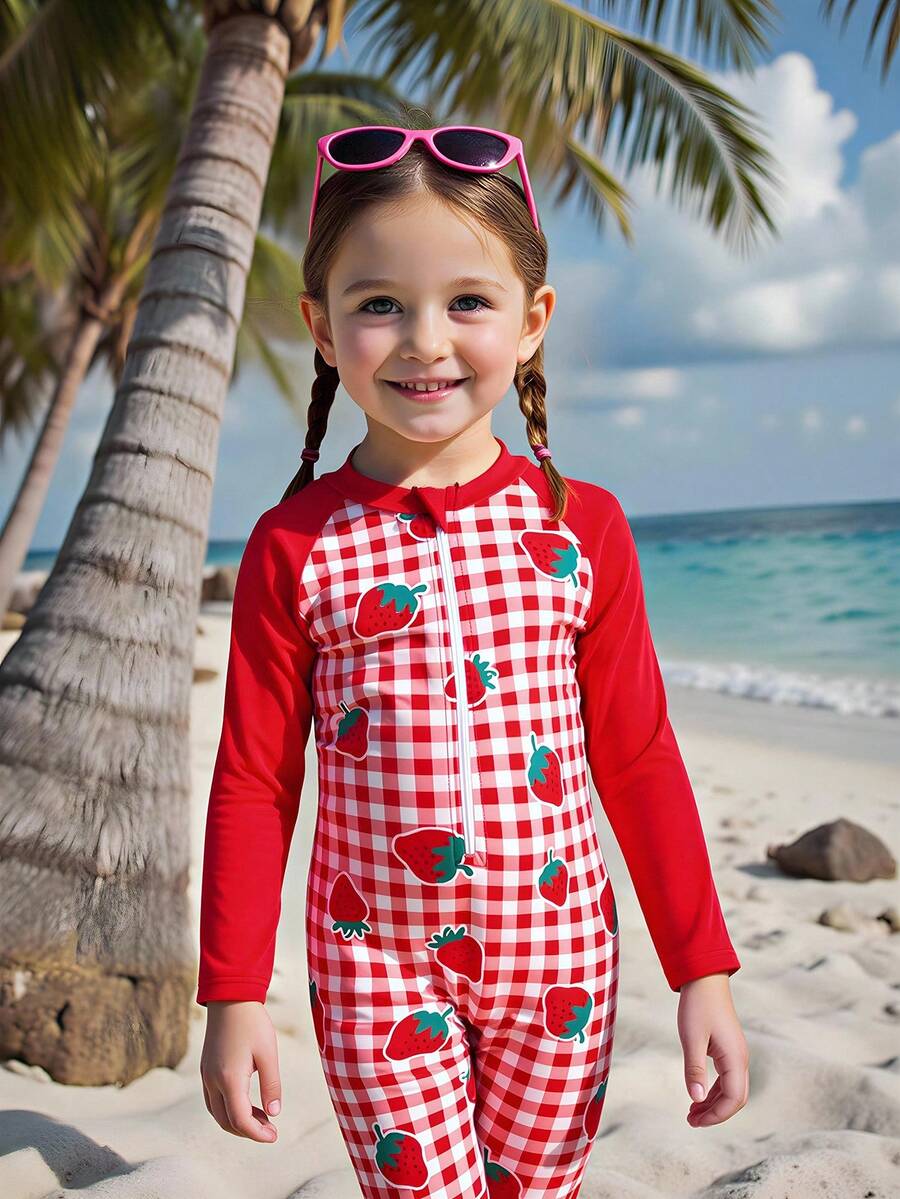 SHEIN 1pc Girls Shark Print Long Sleeve One-Piece Swimsuit, Cute Design, Sun Protection, Summer Girls Bathing Suits With Rash Guard Long Sleeve Bathing Suit Kids Kids Girl Rash Guard Red Long Sleeve Swimsuit Toddler Girl Long Sleeve Swimsuit Kids Girl Rash Guard 2 Piece Red Long Sleeve Bikini Kids Rash Guard Kids Swim Suit Long Sleeve Long Sleeve Swimsuit Girla Long Sleeve Swimsuit With Zipper Girls Rash Guard Swimsuit Kids Long Sleeve Swimsuit Strawberry Strawberry Swimsuit Girls Swimsuit One Piece