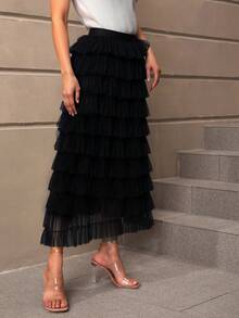 Women Skirts - Black - View 2