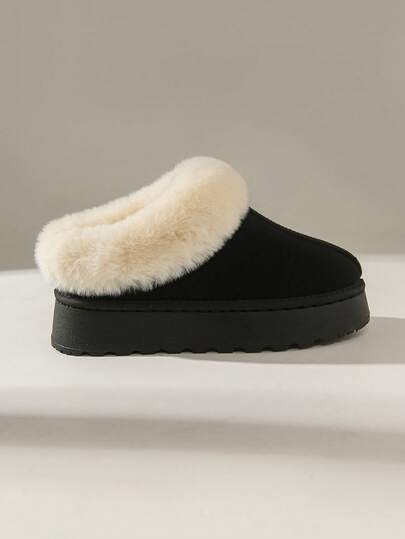 Solecia 女士冬季保暖厚底舒适雪地靴