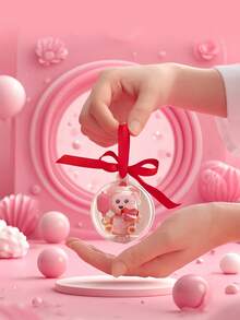 POKOJA LAND POKOJA LAND Diamond Building Blocks Kit - Valentine's Day Bear & Ball Ornament, Heartfelt Gift For Couples