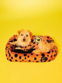 Cheetos X SHEIN 1pc Logo Printed Pet Sweatshirt, Cat/Dog Sweatshirts, Size XXS-XXXXL, Extra Small, Extra Large, - Multicolor - View 5