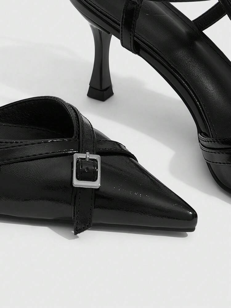 CUCCOO SZL Simple Casual Solid Color Pointed Toe Women Pumps