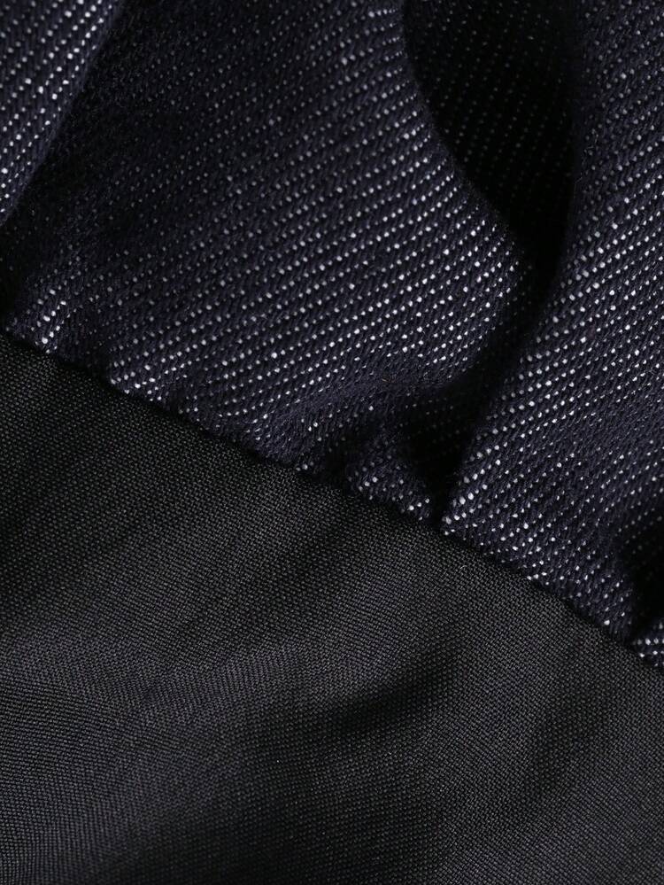 Women's Retro Puff Casual Korean Style Washed Vintage Denim Mini Skirt