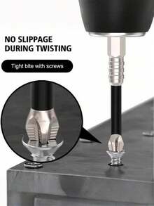 12-Pack Magnetic Screwdriver Bit Set | S2 Alloy PH/Hex/Torx Tips - Rust-Resistant & Anti-Slip | Precision Electronics/Furniture/Auto Repair Kit | Fast Shipping - Silver - View 4