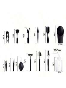 Black Series Succulent Plant Tool Gardening Tool Set Indoor Planting And Pot Transfer Gardening Set - Multicolor - View 6