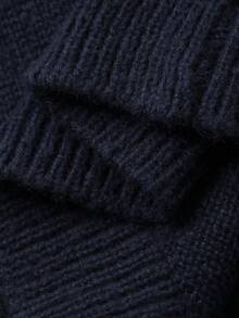 DAZY Young Girls Round Neck Christmas Vibe Korean Style Long Sleeve Sweater, Autumn/Winter - Blue - View 6