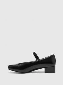 CUCCOO BIZCHIC Women's Casual Solid Color Flats For Office & Commute - Black - View 10