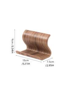 Cirelle Portable Wooden Phone Stand - Simple Desktop Holder For Hands-Free Video Watching & Reading - Multicolor - View 7