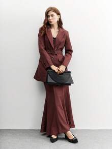 CUCCOO BIZCHIC Pointed Toe Backless Women Pumps, Versatile Casual Commuter Shoes - Black - View 2