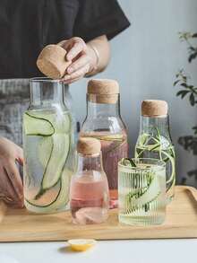 1 hũ đựng gia vị bằng thủy tinh, hộp đựng đồ dùng nhà bếp đơn giản, hũ đựng gia vị thực phẩm kín hơi, hũ đựng trà/muối/đường trong gia đình. - Nhiều màu - Xem 1